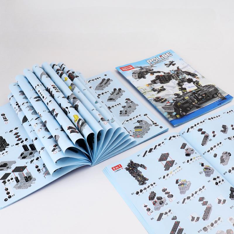 Конструктор полицейская серия LEGO-стиль 3в1 700 эл. (29503546) - фото 6 Конструктор полицейская серия LEGO-стиль 3в1 700 эл. (29503546) - фото 6