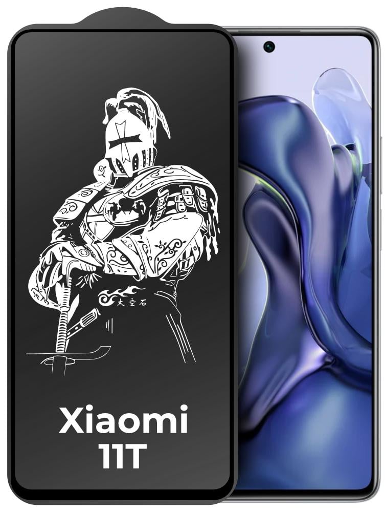 Захисне скло King Fire Xiaomi 11T Full Glue Black (24324) Захисне скло King Fire Xiaomi 11T Full Glue Black (24324)