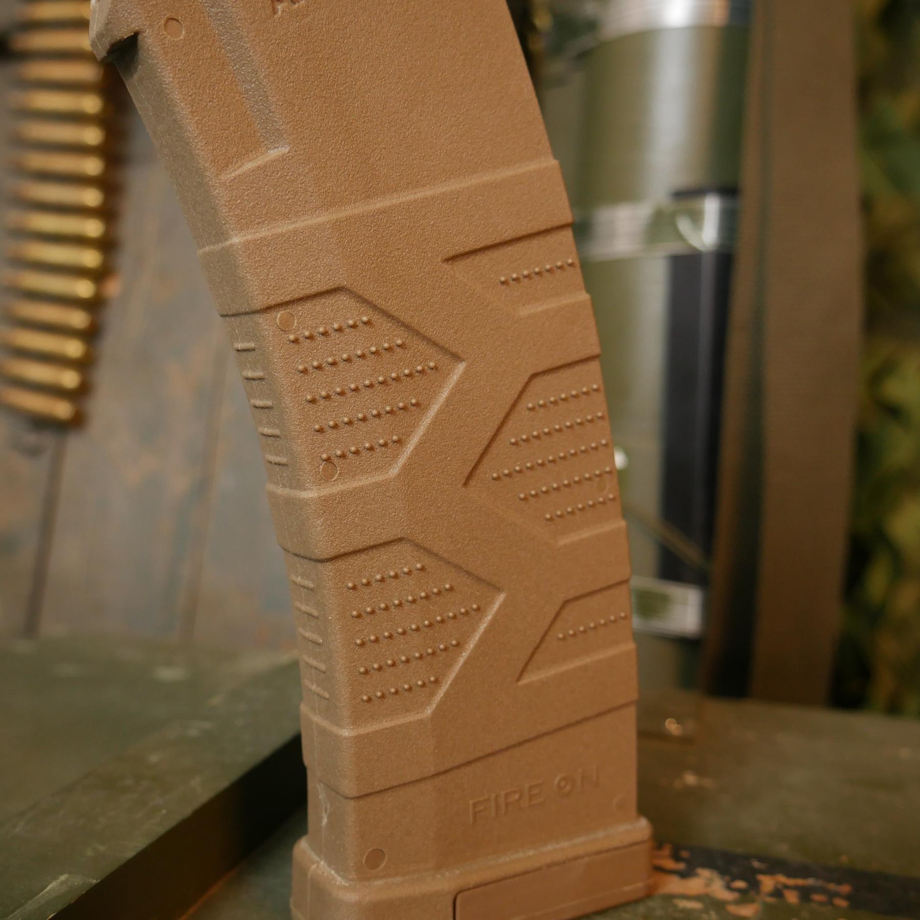 Магазин FireON АК30 подавач 5,45х39 Койот/Жовтий - фото 9 Магазин FireON АК30 подавач 5,45х39 Койот/Жовтий - фото 9