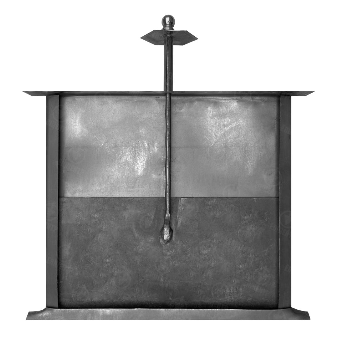 Шибер печной из стали 2 мм поперечный 290х265 мм (8479) - фото 2 Шибер печной из стали 2 мм поперечный 290х265 мм (8479) - фото 2