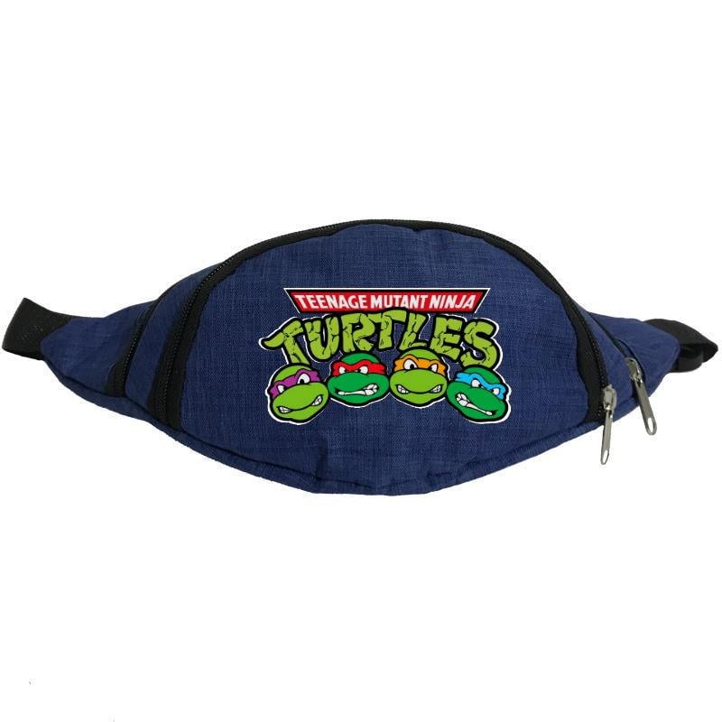 Поясная сумка-бананка Cappuchino toys Черепашки Ниндзя Turtle-0010 Синий (1383868999)