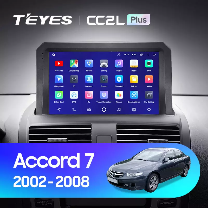 Автомагнитола штатная Teyes CC2L Plus для Honda Accord 7 VII 2002-2008 Android 2/32 Гб (1647844139) - фото 3