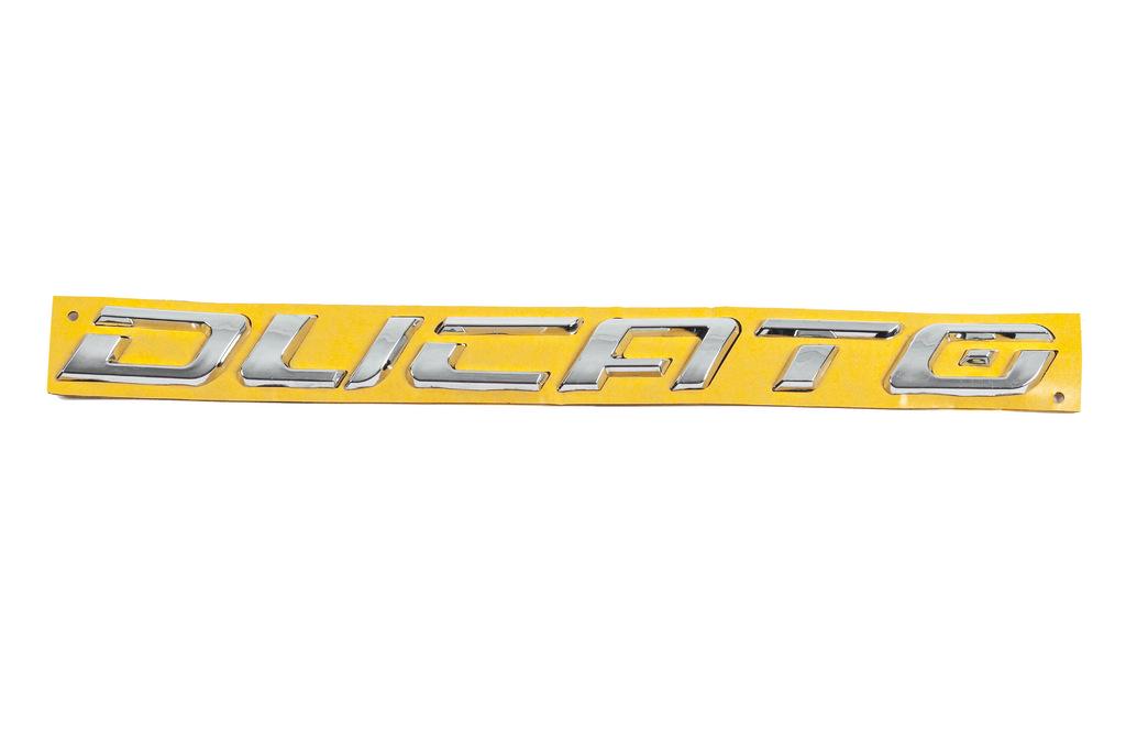 Надпись Ducato 1375586080 Davs Auto для Fiat Ducato 2006-2025 гг. abs-пластик Хром Надпись Ducato 1375586080 Davs Auto для Fiat Ducato 2006-2025 гг. abs-пластик Хром