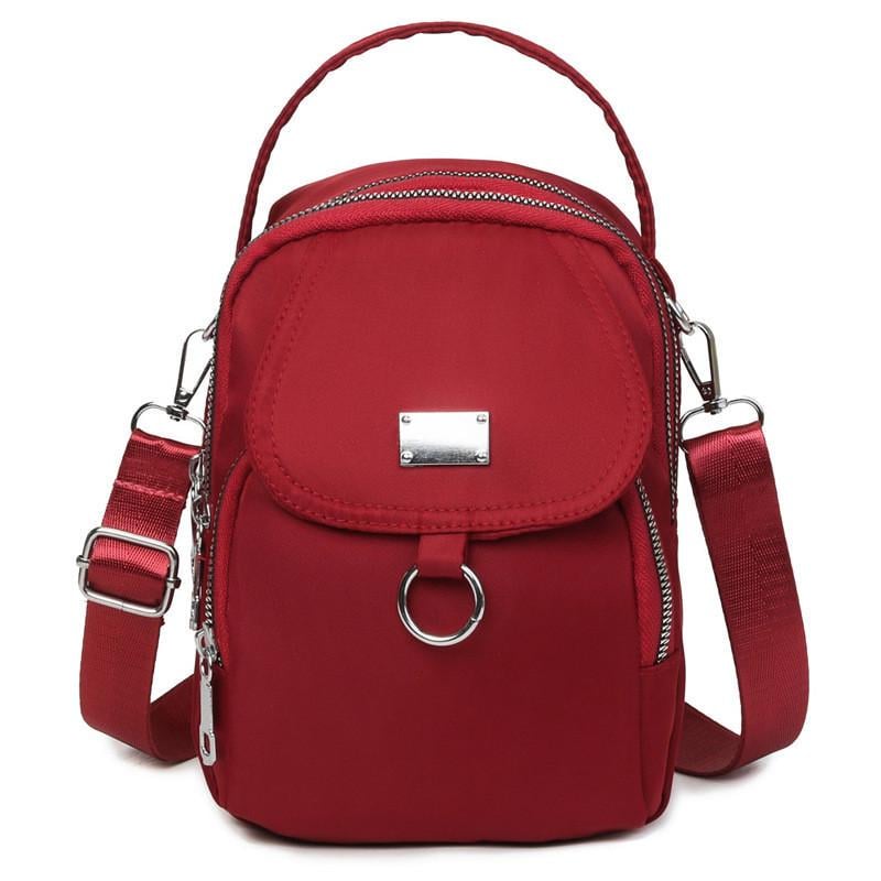 Жіноча сумка класична 10649 крос-боді Темно-червоний (29471876) - фото 2 Жіноча сумка класична 10649 крос-боді Темно-червоний (29471876) - фото 2