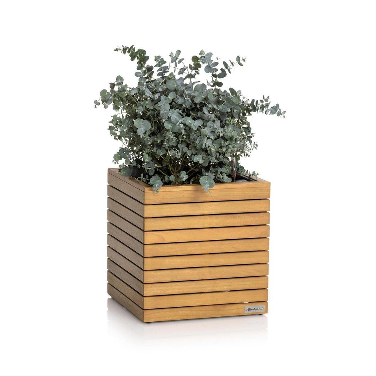 Вазон Lechuza Palo Natural Wood высокий 45 см (A-025851)