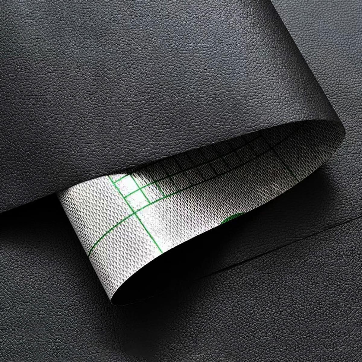 Самоклеящаяся экокожа в рулоне 0,5 мм 1,37х1 м Black (SW-00001358)