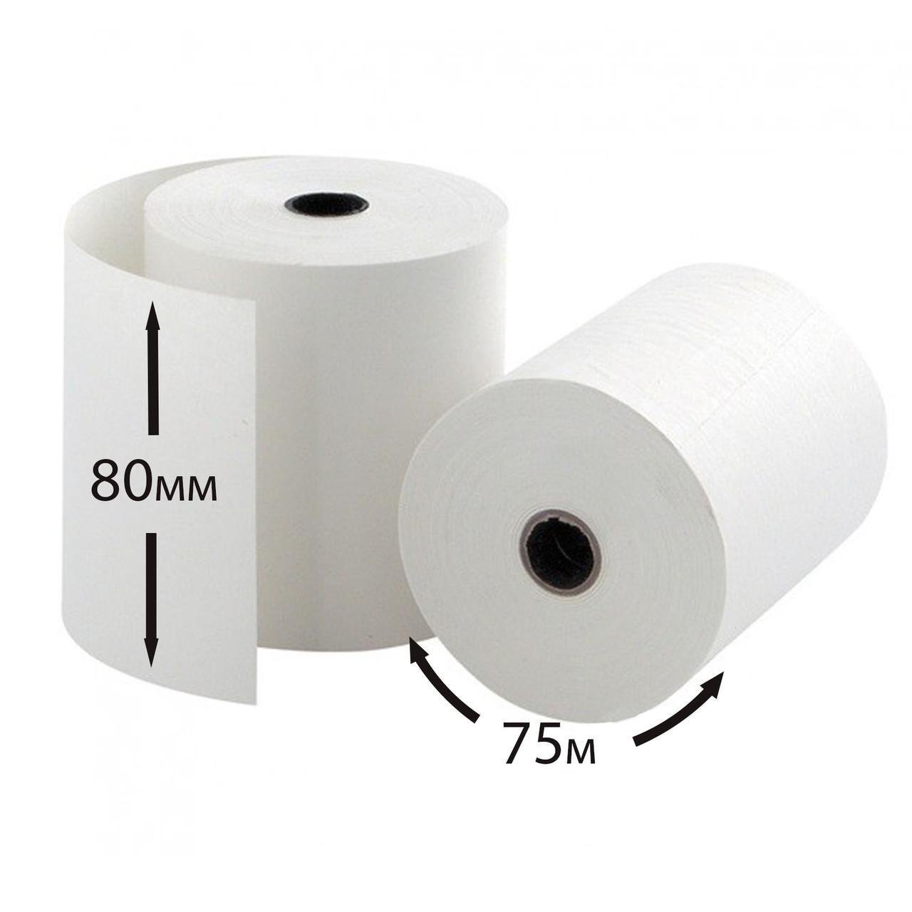 Кассовая лента 80 мм x 75 м (2210) - фото 2 Кассовая лента 80 мм x 75 м (2210) - фото 2