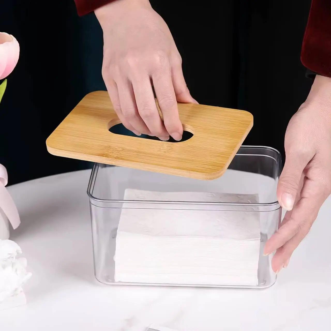 Комплект контейнерів для серветок з дерев'яною кришкою 4 шт. - фото 6 Комплект контейнерів для серветок з дерев'яною кришкою 4 шт. - фото 6