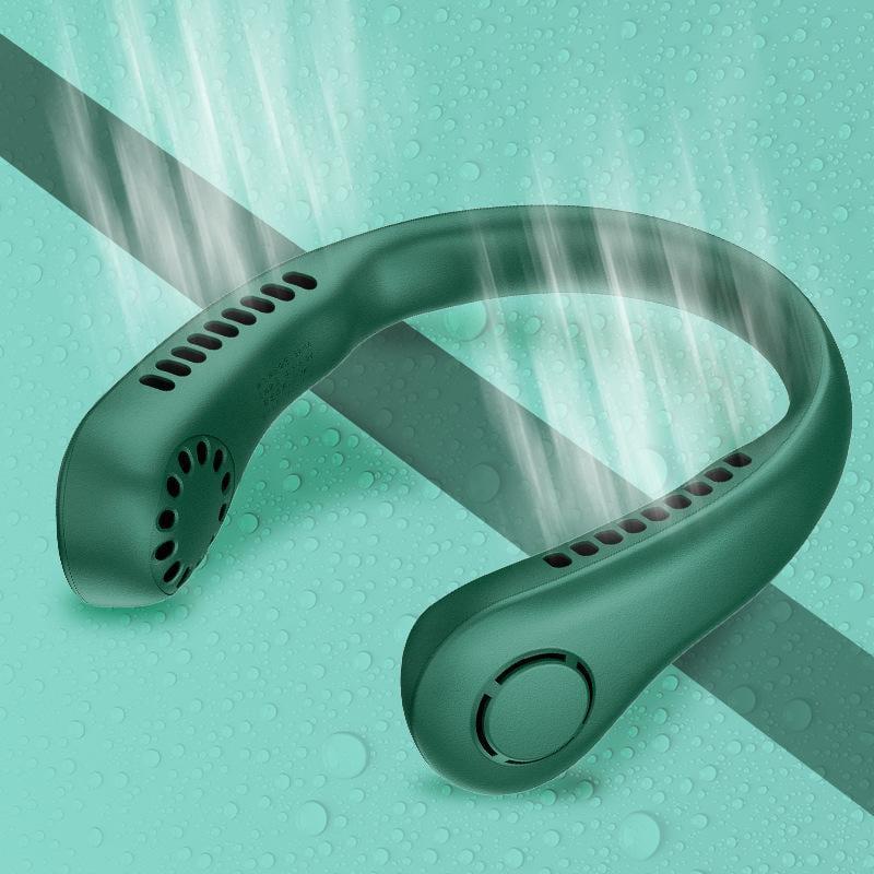 Вентилятор на шею Hurry Bolt vt-1010 USB Cat-neck Fan гибкий с аккумулятором (vt-1010-green)