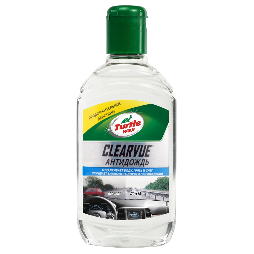 Засіб для скла антидощ TURTLE WAX Clearvue 300 мл - фото 2