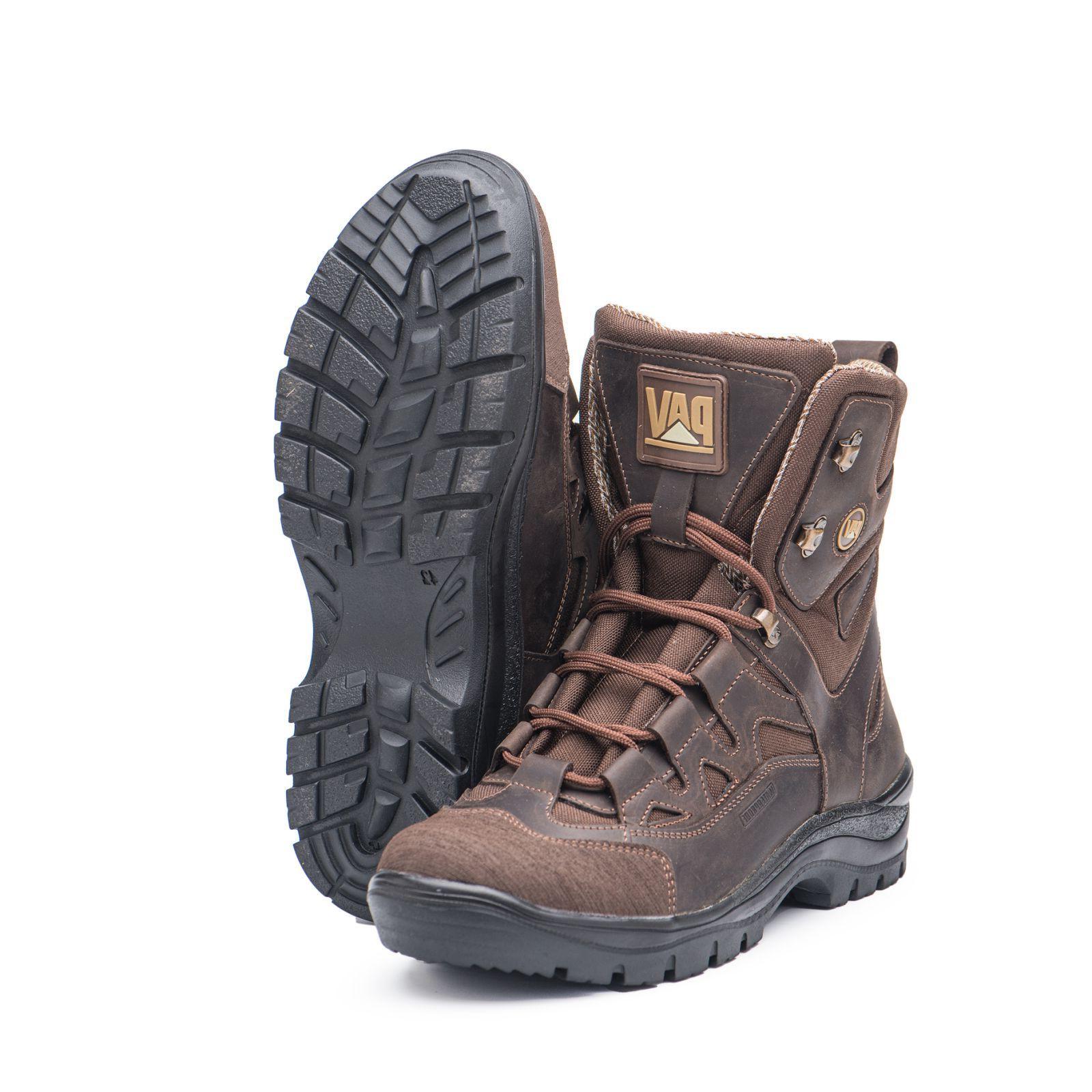 Берці з натуральної гідрофобної шкіри та кордури р. 43 Коричневий - фото 4 Берці з натуральної гідрофобної шкіри та кордури р. 43 Коричневий - фото 4