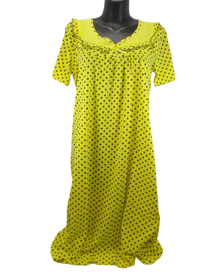 Ночная рубашка женская хлопковая Nature cotton р. 56 Желтый (1671098811) Ночная рубашка женская хлопковая Nature cotton р. 56 Желтый (1671098811)