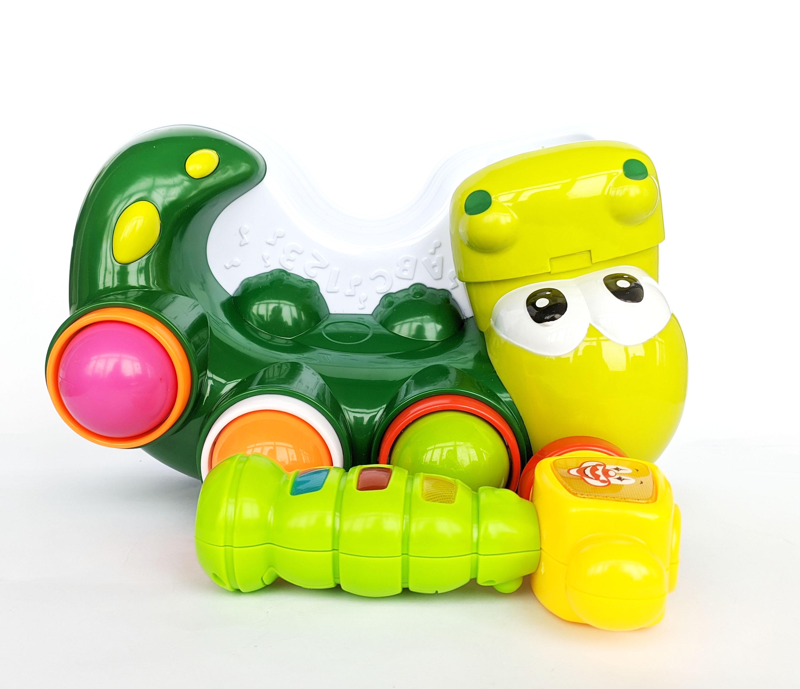 Стучалка-сортер Jia Yu Toys 29 см развивающая в виде крокодильчика (91878) - фото 6