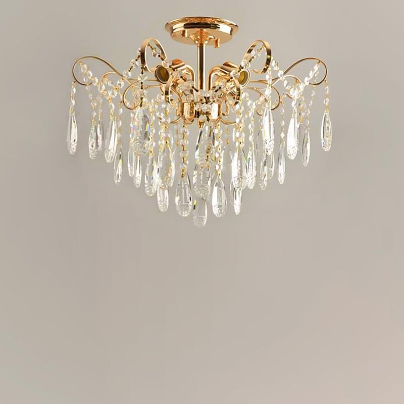 Люстра хрустальная потолочная Light House SRS-16405/4 Золотой