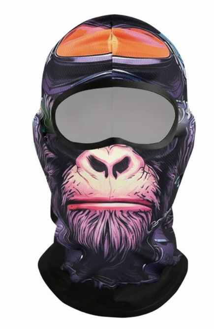 Балаклава-маска зимняя с 3D принтом Gorilla (2871579096)