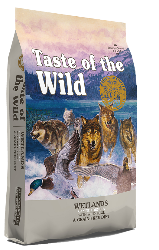 Сухий корм Taste of the Wild Wetlands Canine для собак усіх порід з качкою та перепелами 12,2 кг (9747-HT60)