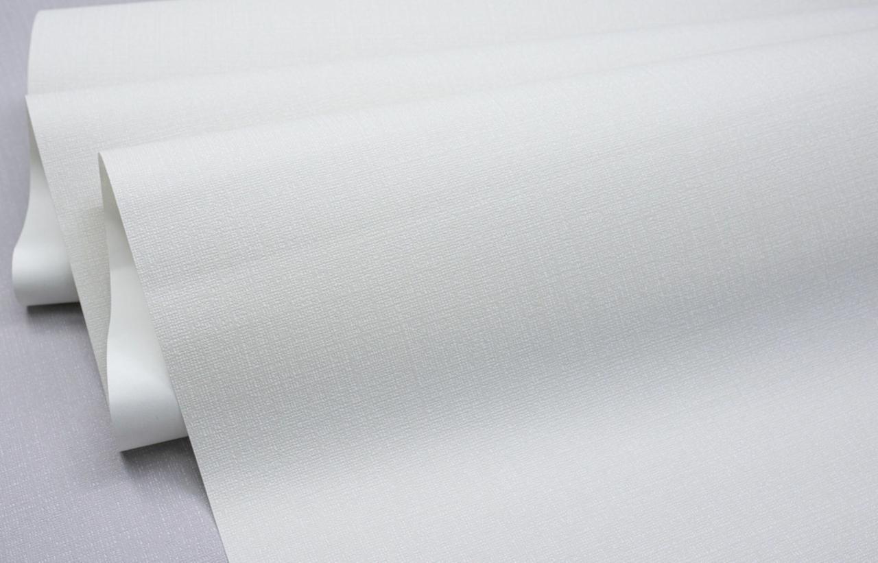 Обои флизелиновые SINTRA Tweed UNI 533703 фон вспененный винил 1,06х10,05 м Белый