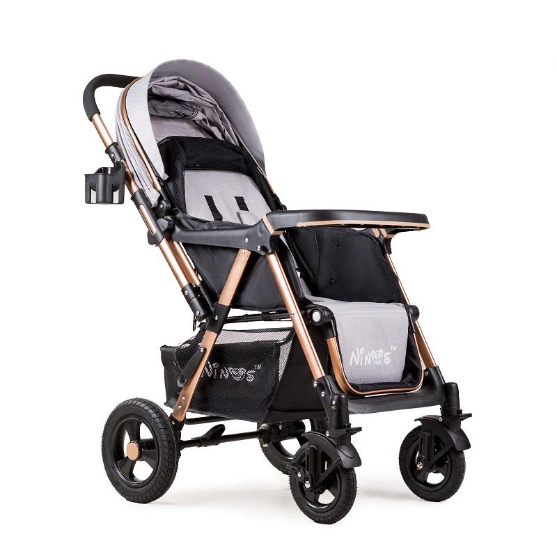 Прогулочная коляска Ninos Maxi Light grey - фото 2