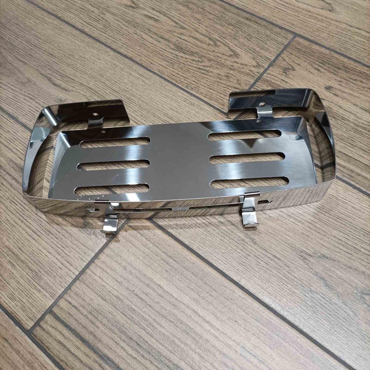 Полиця для ванної SDSO SS304 з нержавіючої сталі пряма 31 см Хром (3299) - фото 4