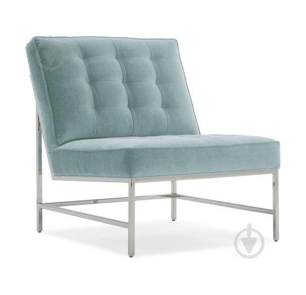 Мягкое кресло JecksonLoft Босс Люкс Велюр Голубой 046