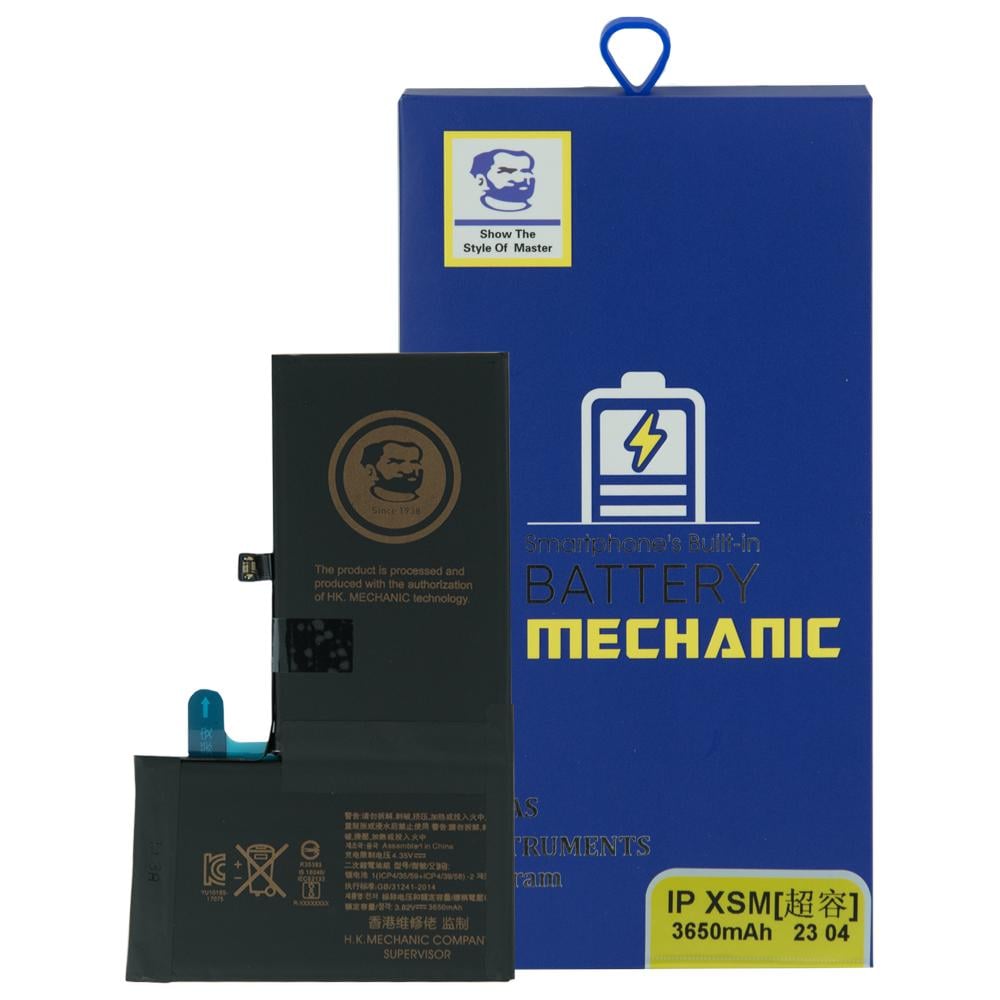 Акумулятор Mechanic для iPhone XS Max Збільшена ємність 3650mAh
