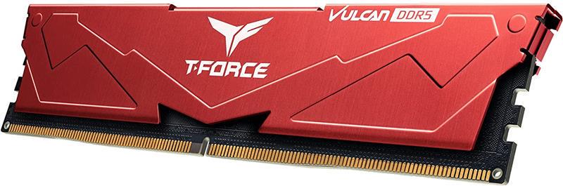 Оперативна пам'ять Team T-Force Vulcan DDR5 2x16GB/6000 Red (FLRD532G6000HC38GDC01) - фото 3