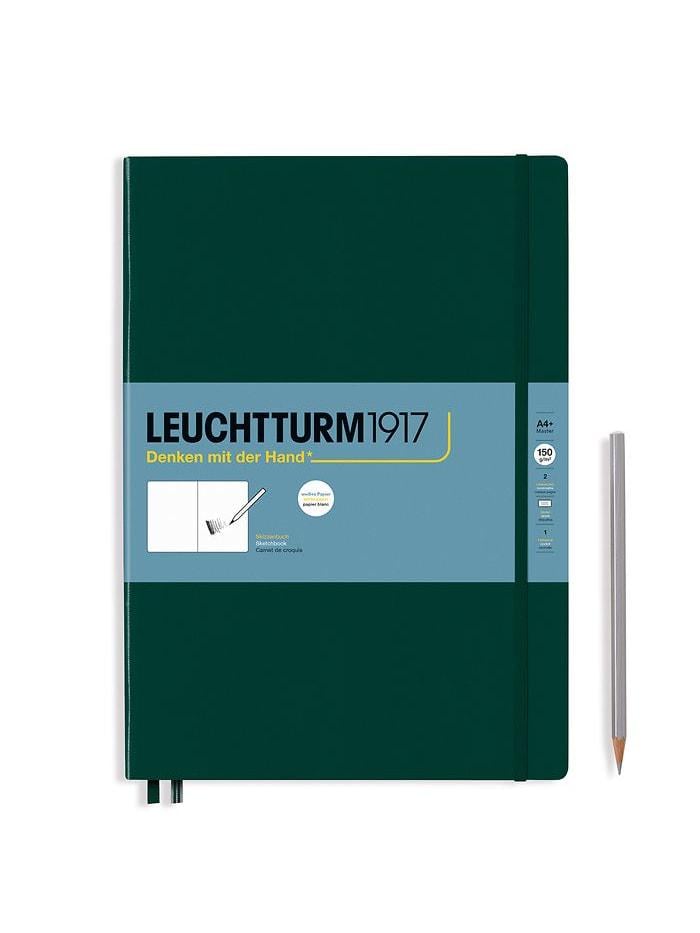 Скетч-Бук Leuchtturm1917 Master А4+ 150 г/м2 Forest Green (370349)