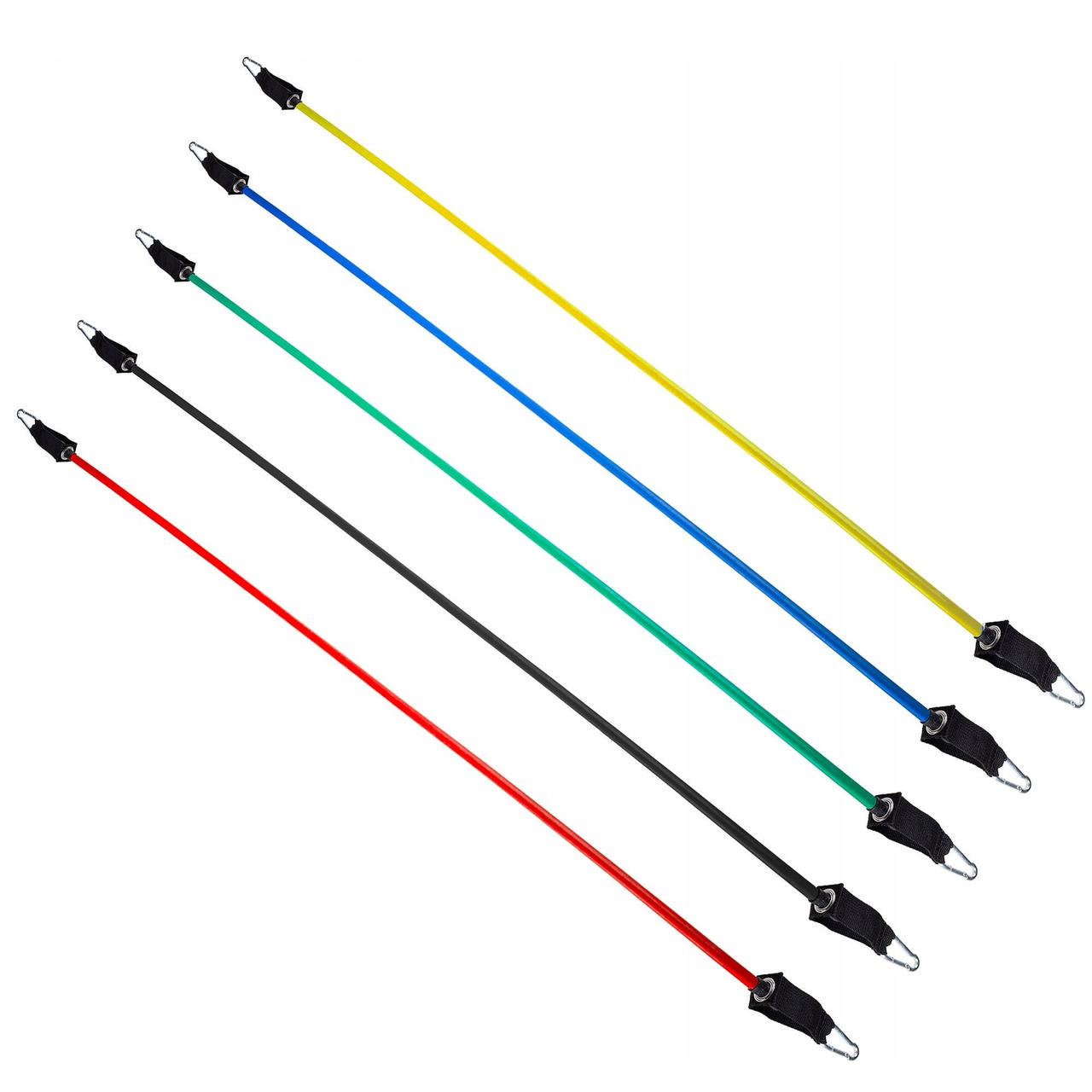 Набор трубчатых эспандеров для фитнеса (7456) - фото 2