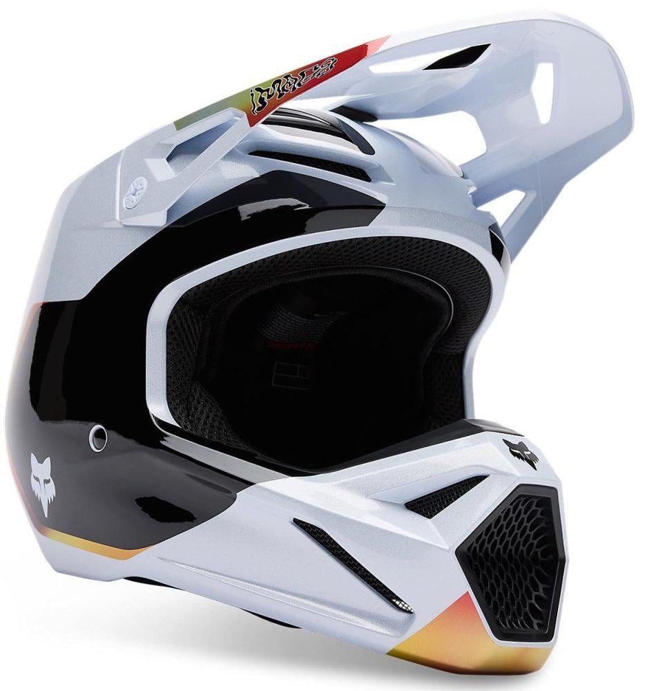 Мотошолом Fox V1 HELMET HELLO FUTURE XS White (48093)