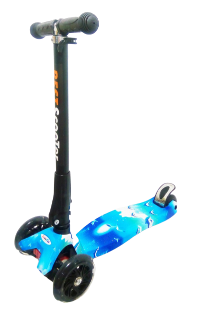 Самокат дитячий Scooter Maxi Style Plus Delfin (2T1007)