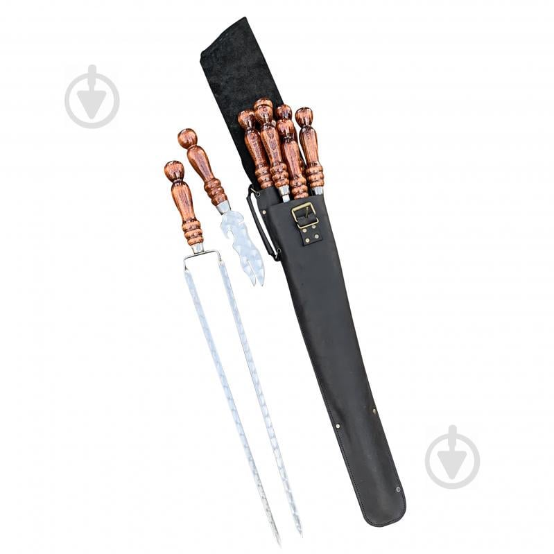 Набор шампуров Gorillas Market Калчан МАХ 9 предметов Black (hub_nAAg40421)