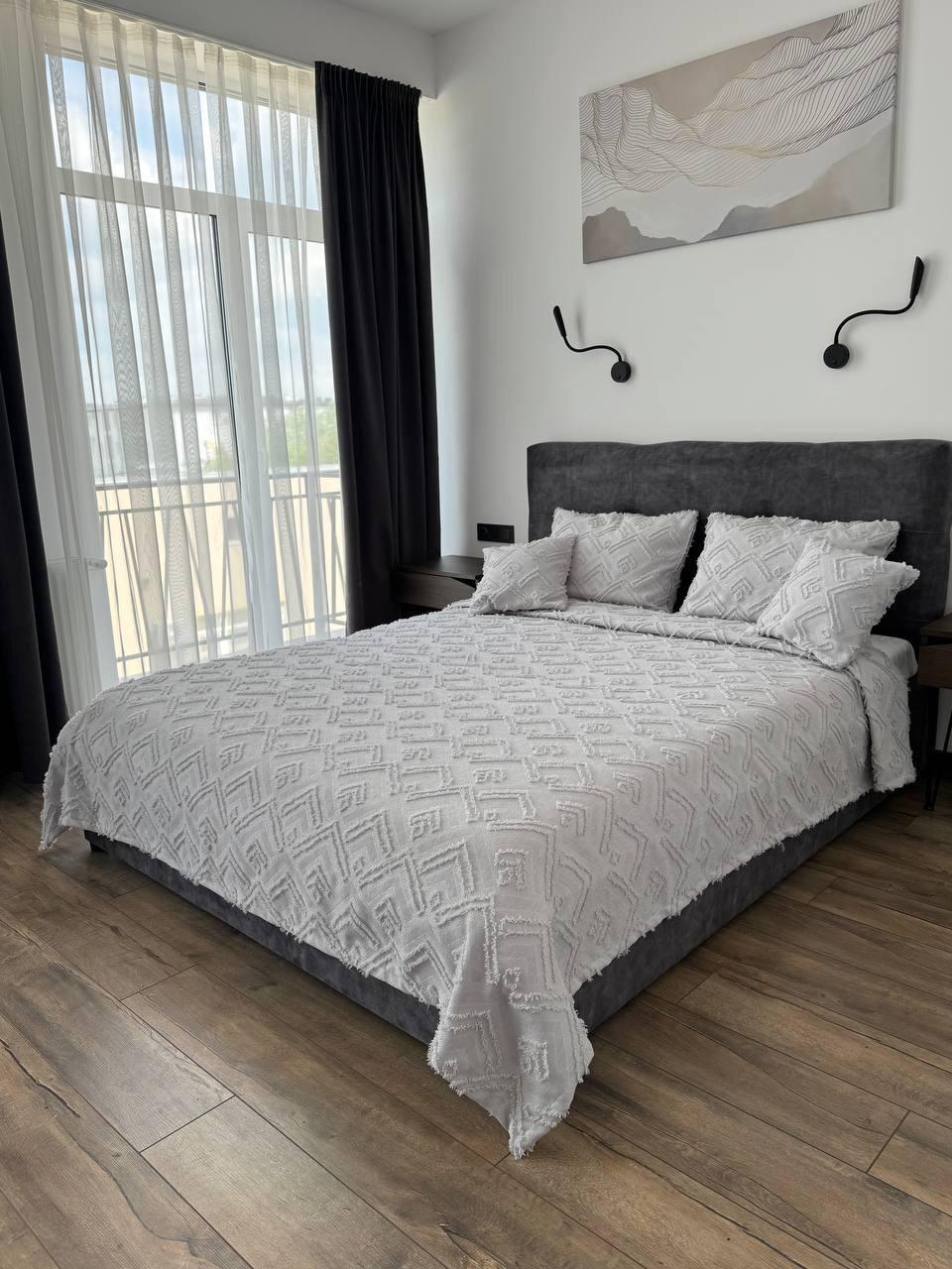 Покривало Бйорк 240x250 см Сірий (23743-8-240x250cm) - фото 10 Покривало Бйорк 240x250 см Сірий (23743-8-240x250cm) - фото 10