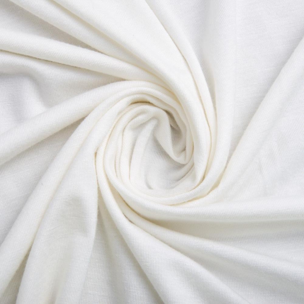 Ткань трикотаж вискоза Валенсия крем