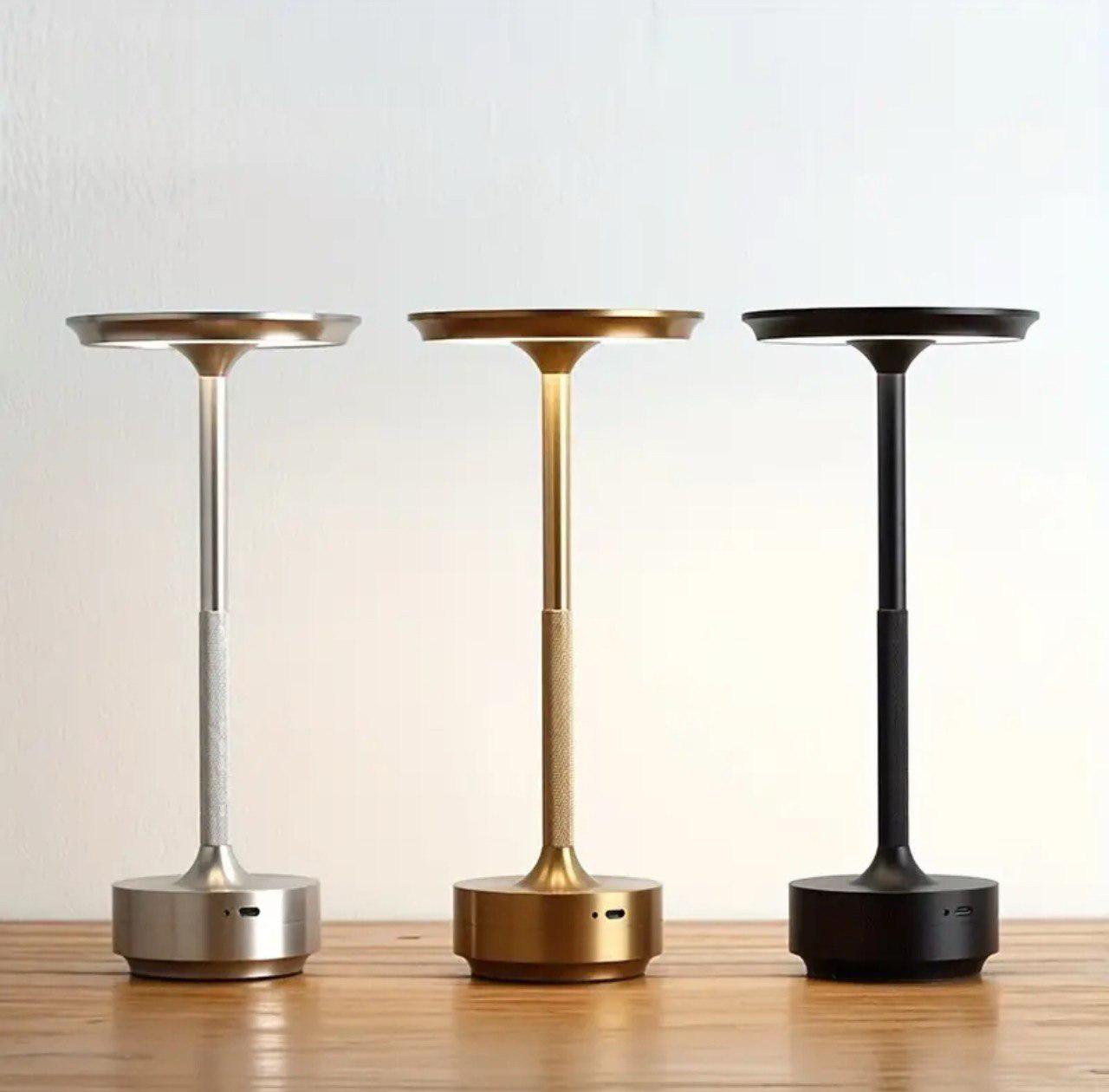 Настільна акумуляторна лампа Zilini 0001 Чорний (23845857) - фото 3