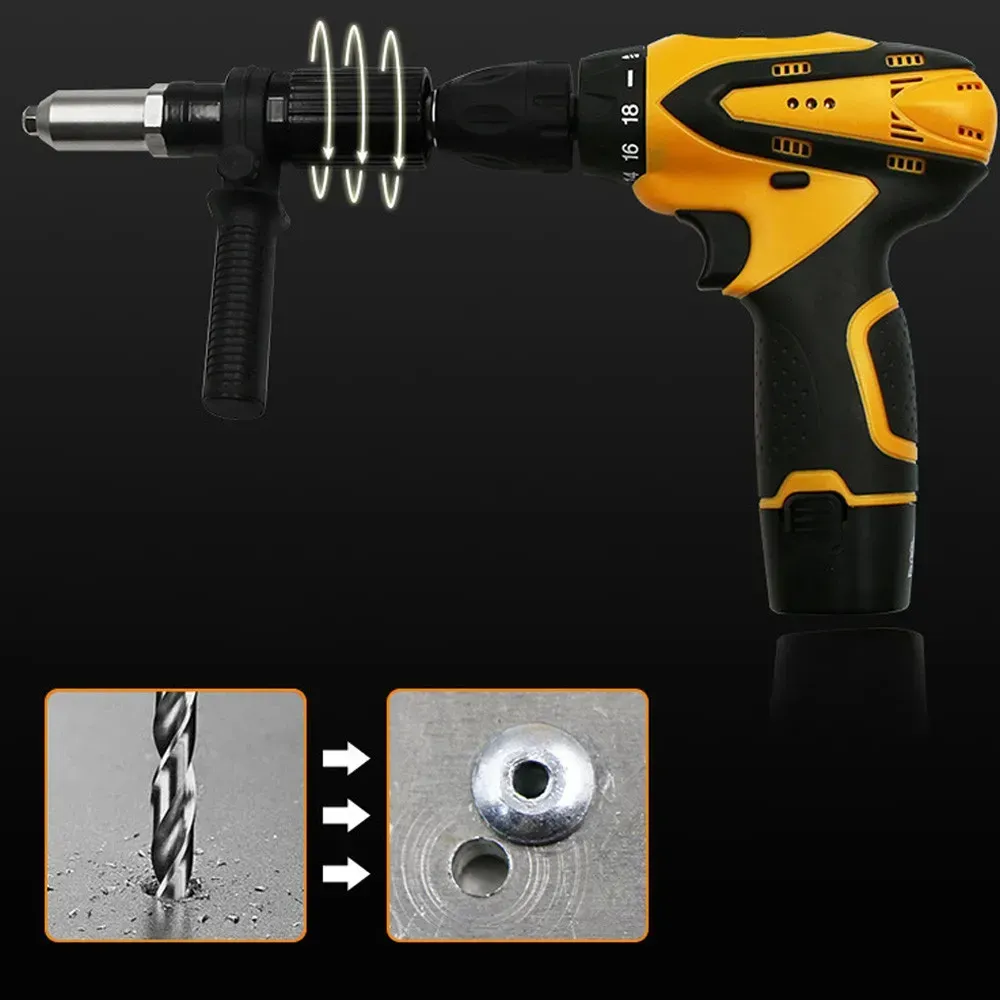 Насадка заклепочник на шуруповерт та дриль 2,4/3,2/4,0/4,8 мм (234587750) - фото 4