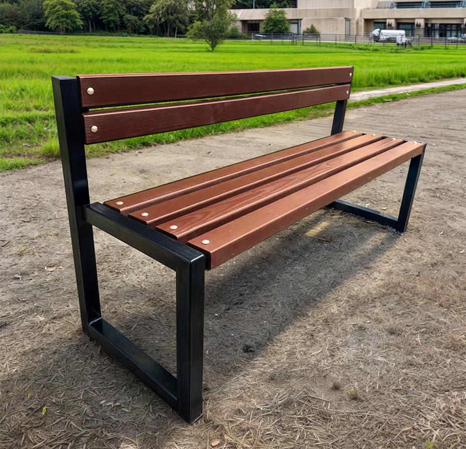 Скамейка садовая ТОБІ ШО Лофт Бенч со спинкой без подлокотников 1,5 м Черешня (25589155) - фото 1 Скамейка садовая ТОБІ ШО Лофт Бенч со спинкой без подлокотников 1,5 м Черешня (25589155) - фото 1