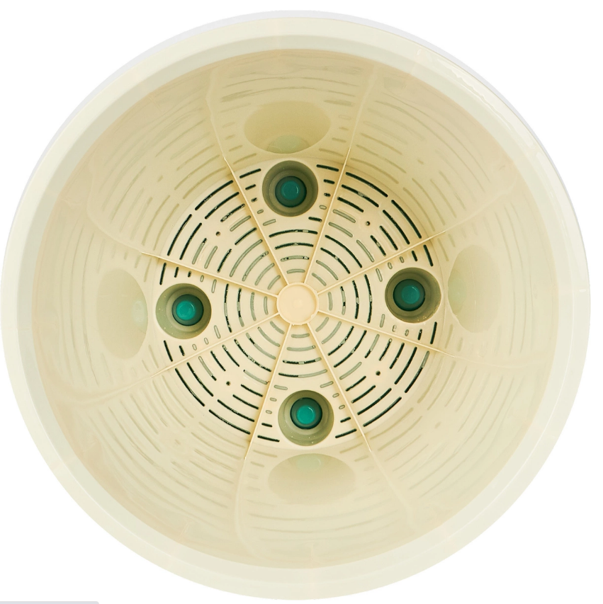 Горшок для цветов InGreen London 330 мм 16 л на колесиках Голубой жасмин - фото 2 Горшок для цветов InGreen London 330 мм 16 л на колесиках Голубой жасмин - фото 2