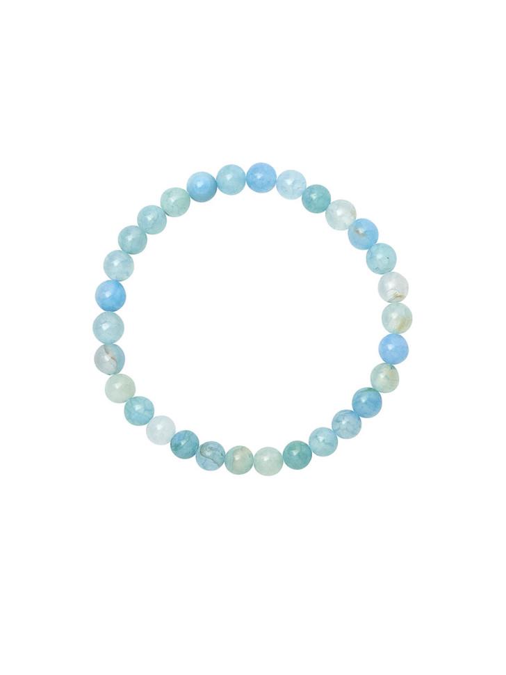 Браслет из голубого агата (4871)