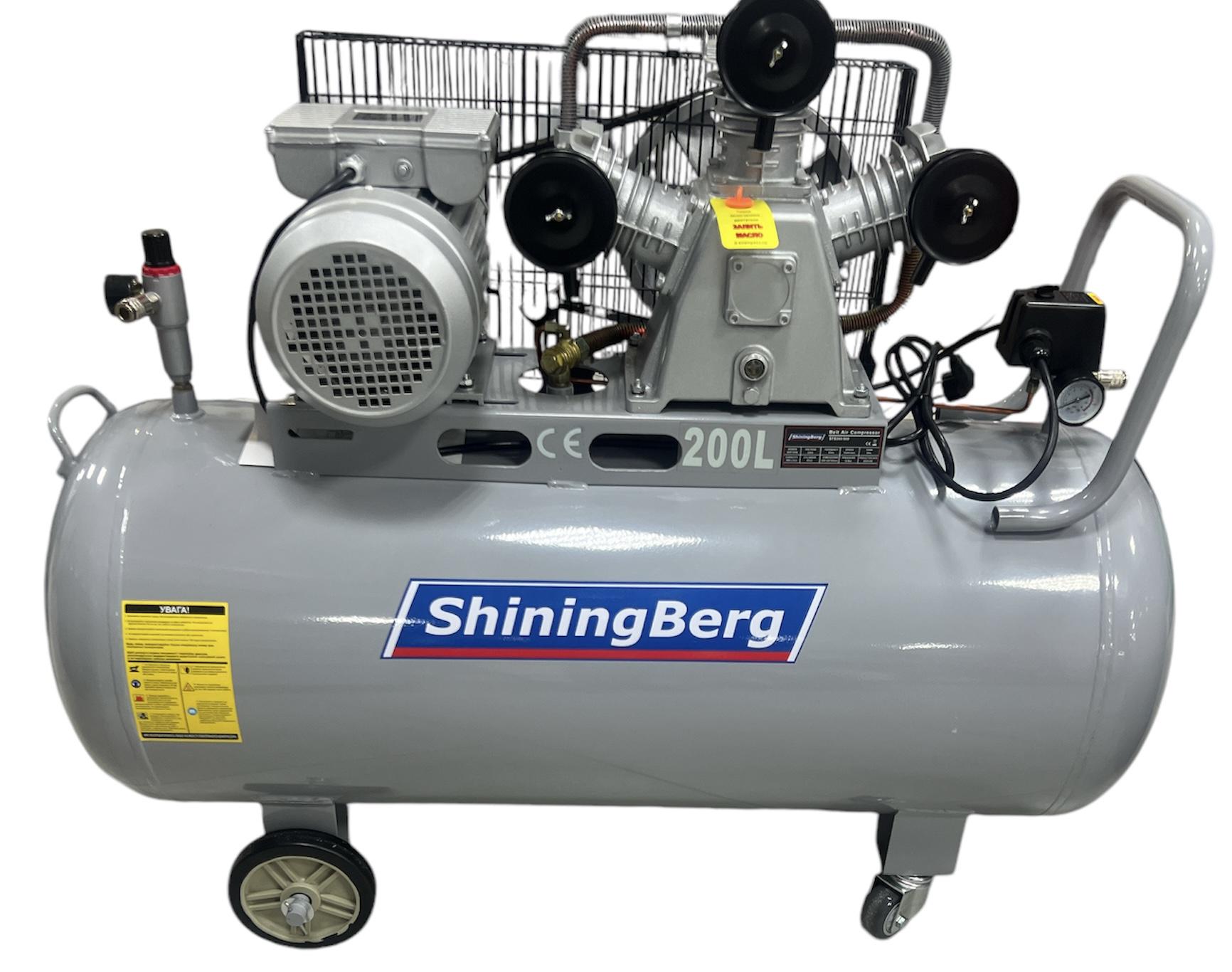 Компрессор поршневой ShiningBerg STS200/500 380 В 200 л