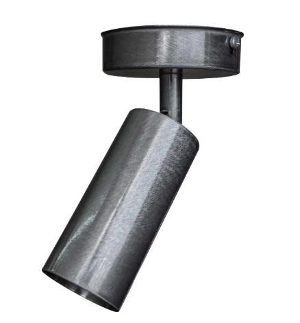 Светильник в стиле лофт MSK ELECTRIC Tube NL 1105-1спот с поворотным механизмом Silver
