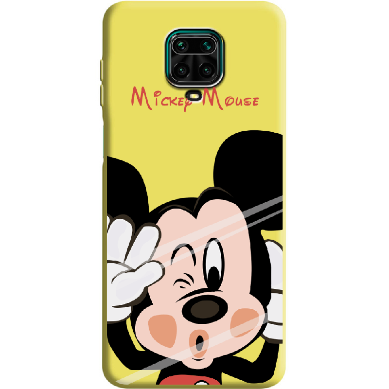 Чохол Boxface Xiaomi Redmi Note 9S Mister M Жовтий силікон (39475-cc58-39918)