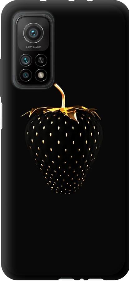 Чехол на Xiaomi Mi 10T Черная клубника (3585b-2096-42517)