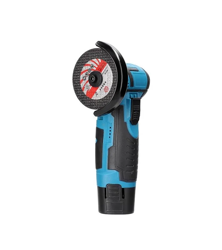 Болгарка акумуляторна Meterk 500W 12V 75 мм Li-Ion 19500 об/хв. із захисним кожухом та зарядним пристроєм в кейсі Синій (opt-15389) Болгарка акумуляторна Meterk 500W 12V 75 мм Li-Ion 19500 об/хв. із захисним кожухом та зарядним пристроєм в кейсі Синій (opt-15389)