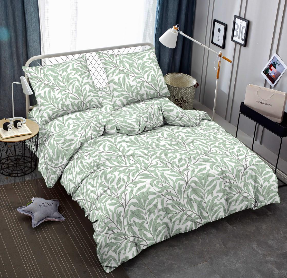 Комплект постільної білизни Y10504-3 Гілки жатка полуторний 145х210 см Різнокольоровий (22985) Комплект постільної білизни Y10504-3 Гілки жатка полуторний 145х210 см Різнокольоровий (22985)