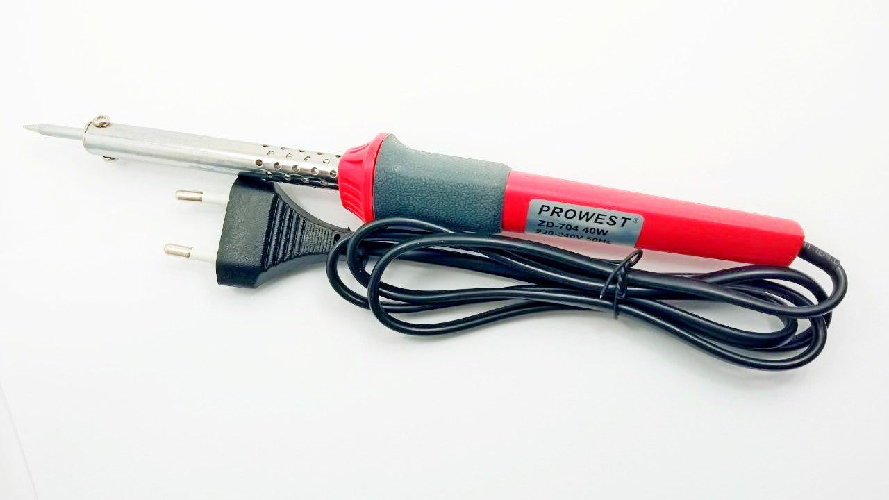 Паяльник LU-GK-40W-02 40 Вт 220 В з пластиковою ручкою (28008)
