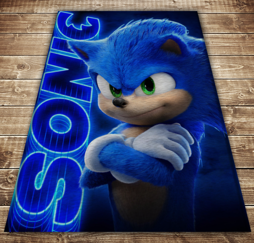 Плед с 3D принтом Соник Лого 150x200 см (epi_0009) Плед с 3D принтом Соник Лого 150x200 см (epi_0009)
