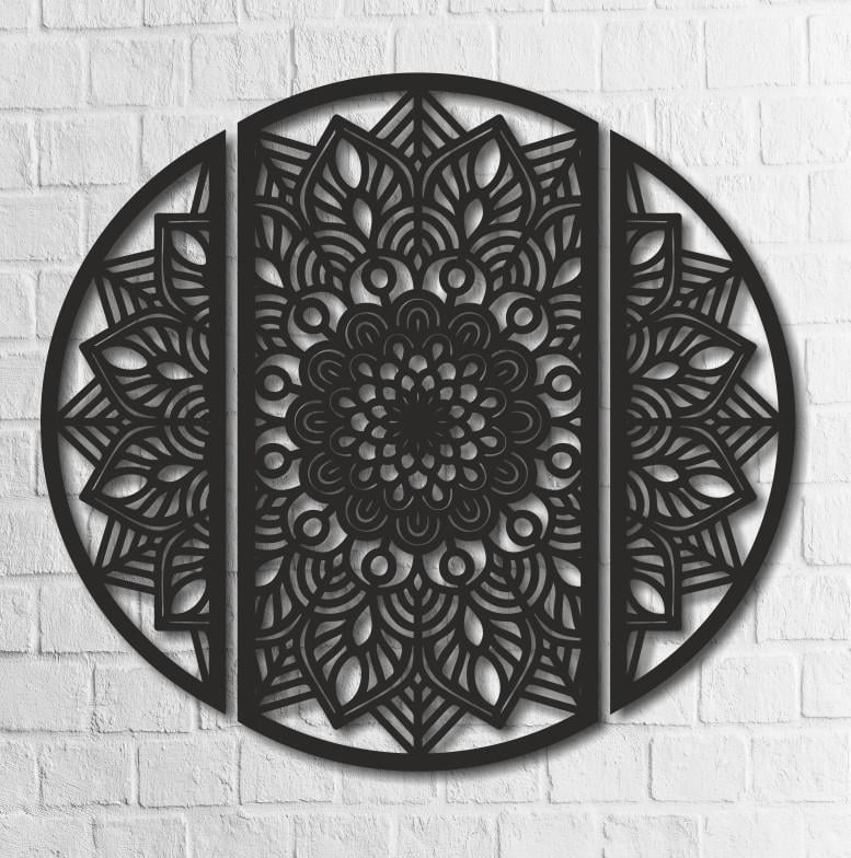 Декор настенный Mandala деревянный