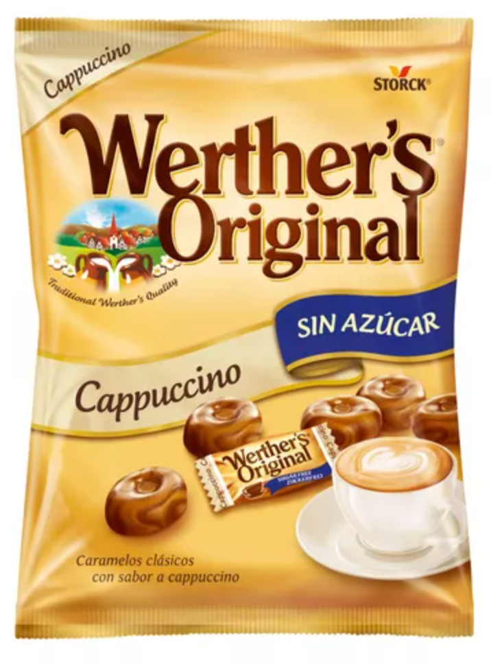 Конфеты Werther's Original Cappuccino Sin Azúcar 90 г (2482399210)