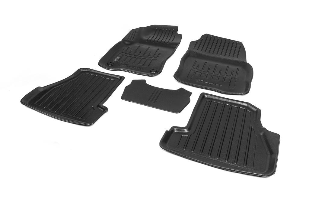 Коврики автомобильные Stingray 3D для Ford Focus III 2011-2017 г полиуретан 5 шт. (85588)