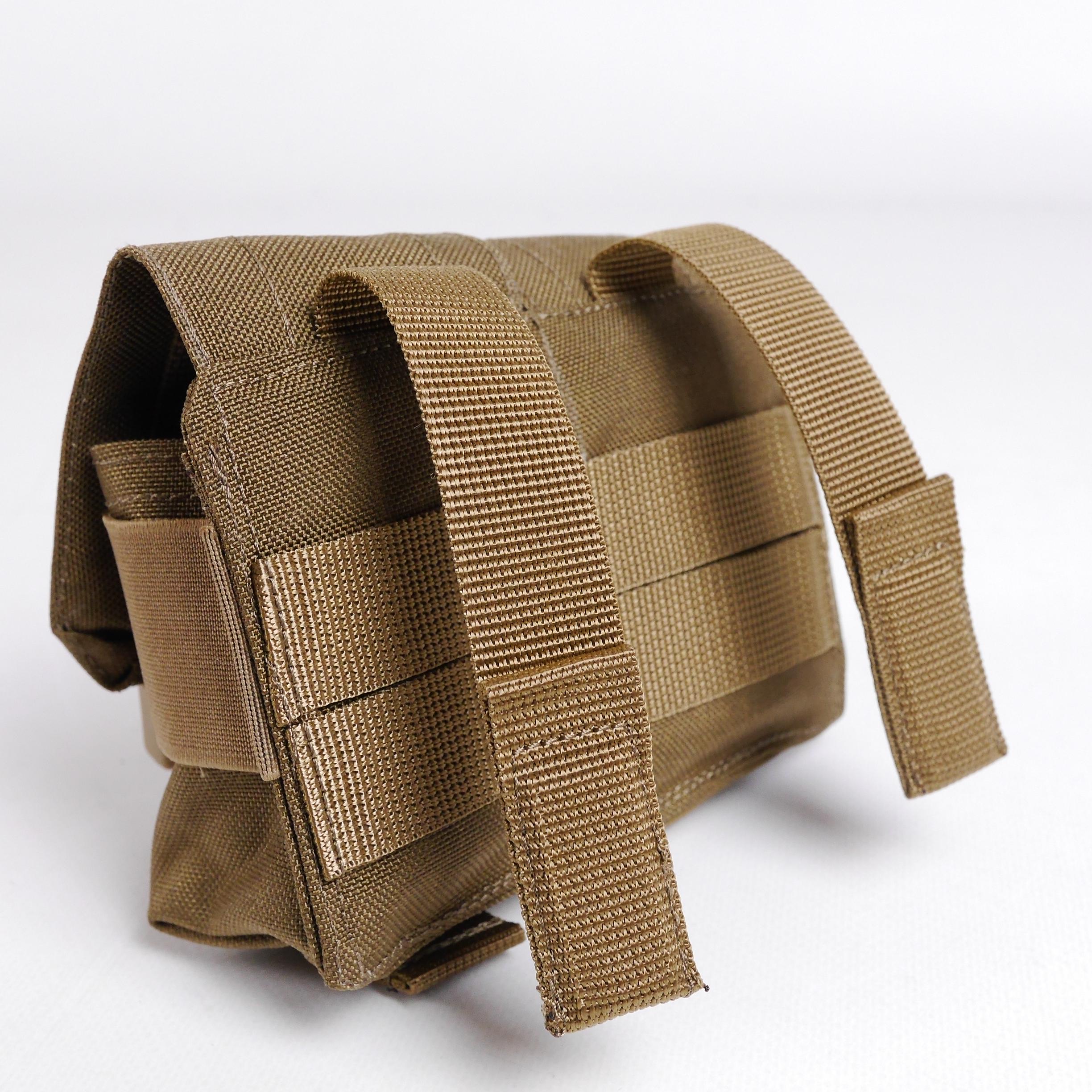 Подсумок под 2 гранаты KIBORG GU Double Mag Pouch Coyote - фото 4 Подсумок под 2 гранаты KIBORG GU Double Mag Pouch Coyote - фото 4